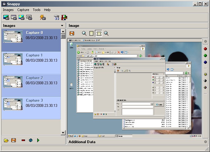 Snappy is a desktop-capture software for Microsoft Windows that allows to capture the screen of your monitor.